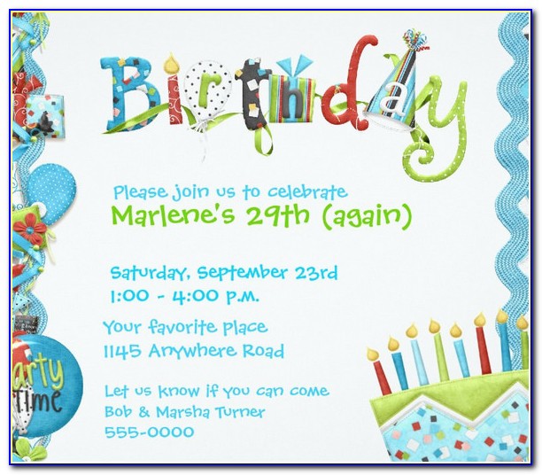 Invitation Card For 1st Birthday Free Download