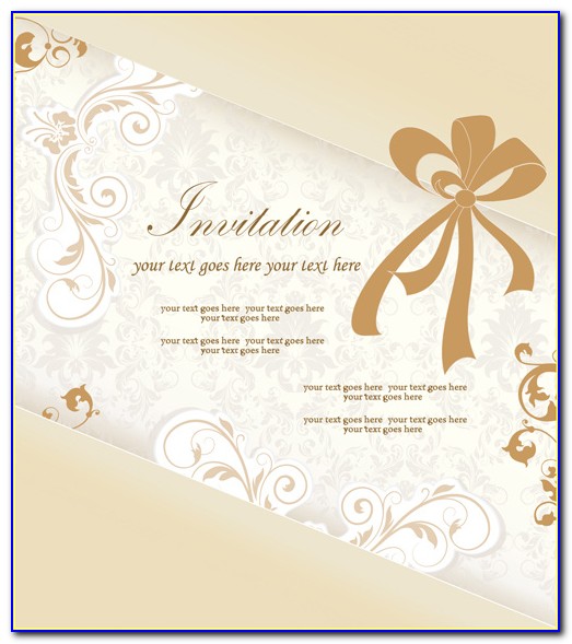 Invitation Card Psd File Free Download