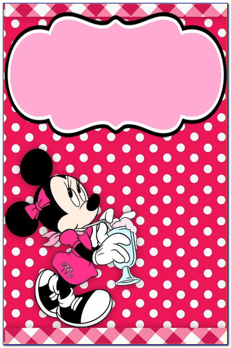 Make Minnie Mouse Invitations Online Free