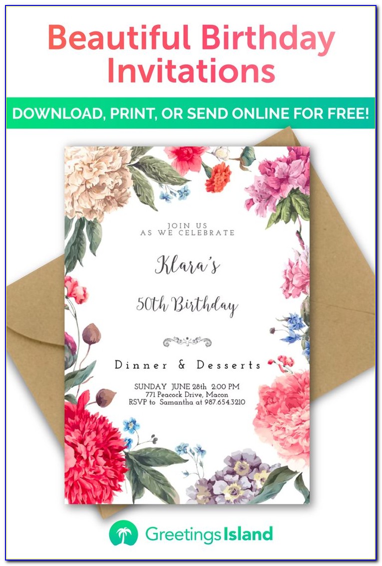 Make Your Own Invitation Card Free