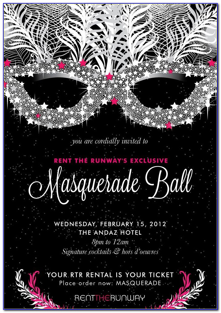 Masquerade Ball Invitation Quotes