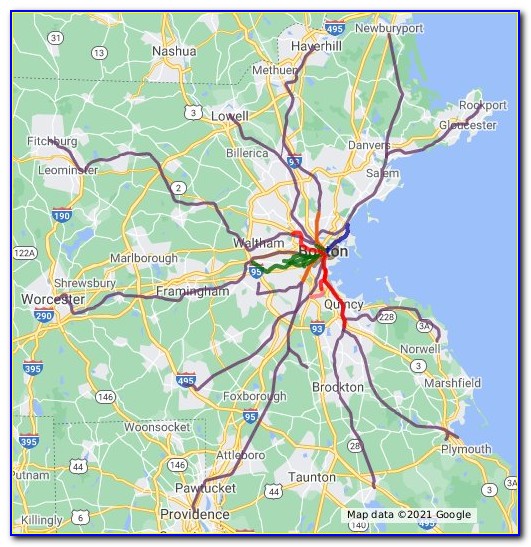 Mbta Commuter Rail Map Google