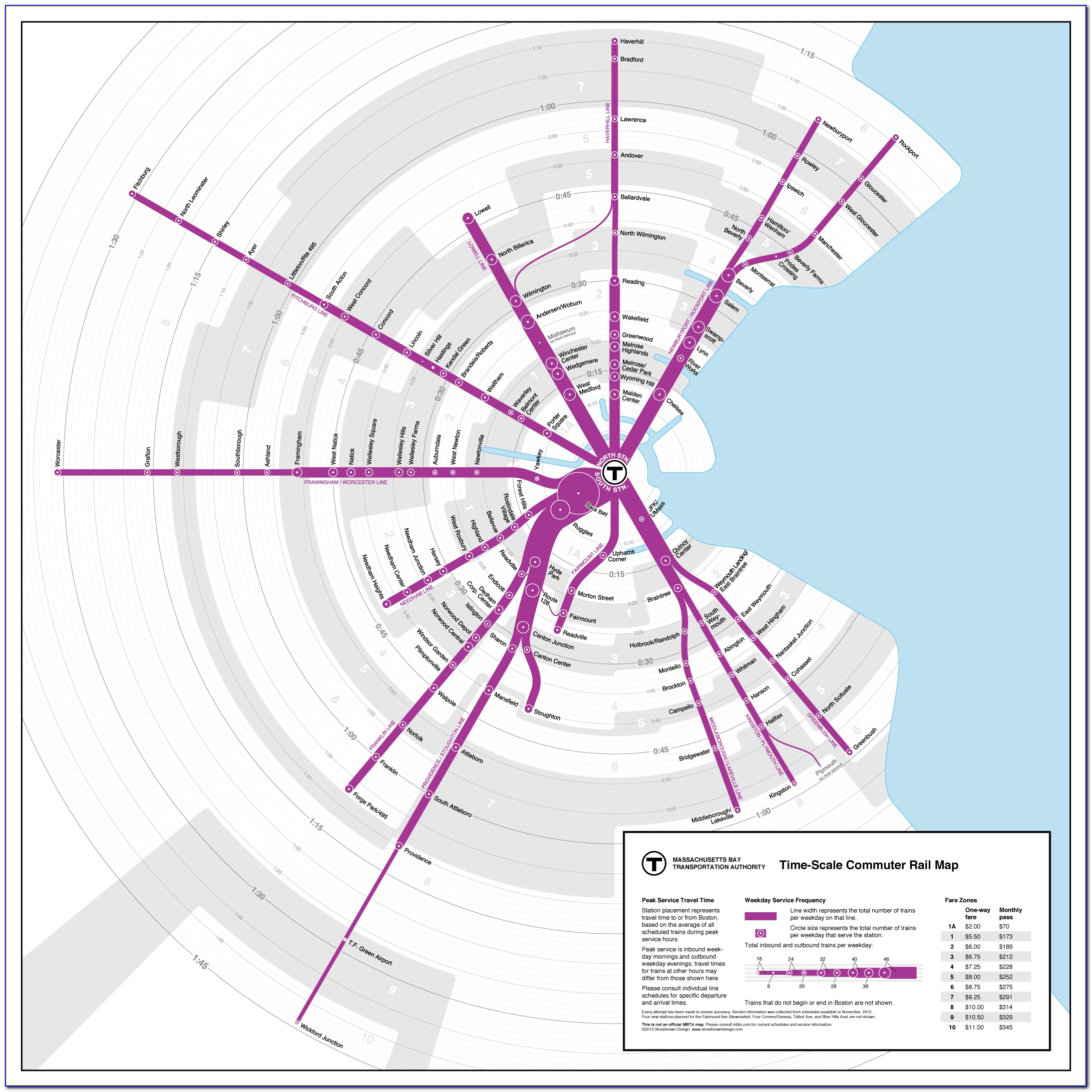 Mbta Commuter Rail Map Worcester Line