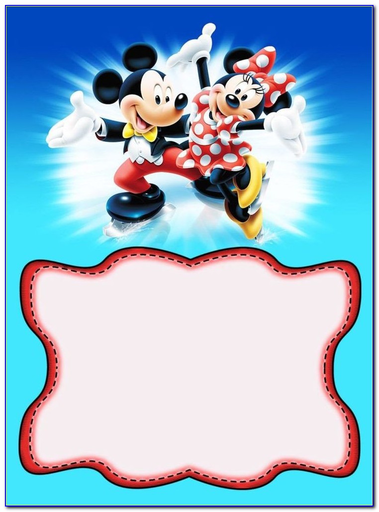 Mickey Mouse 3rd Birthday Invitations