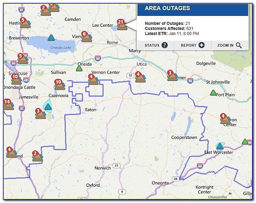 National Grid Outage Map Ny