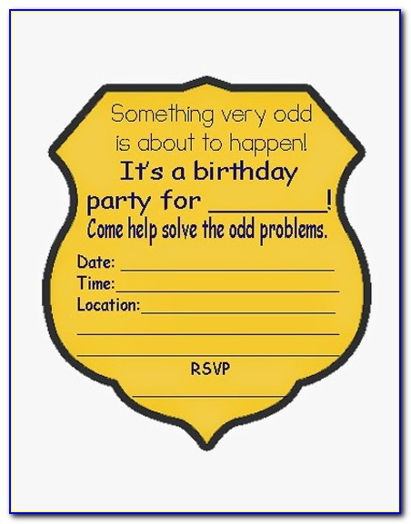 Odd Squad Birthday Party Invitations