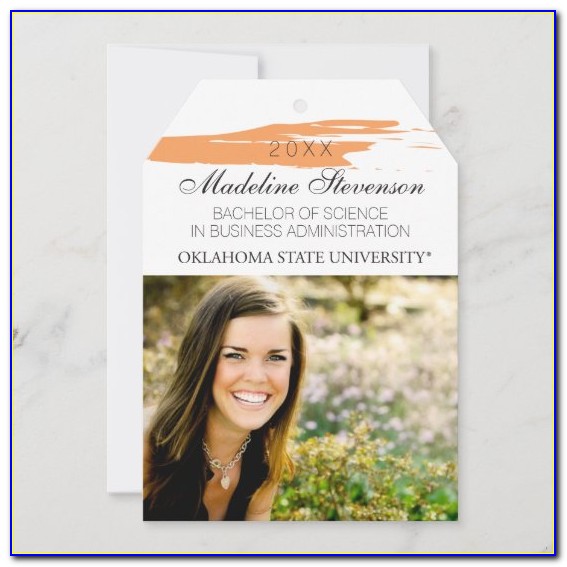 Oklahoma State Graduation Invitations