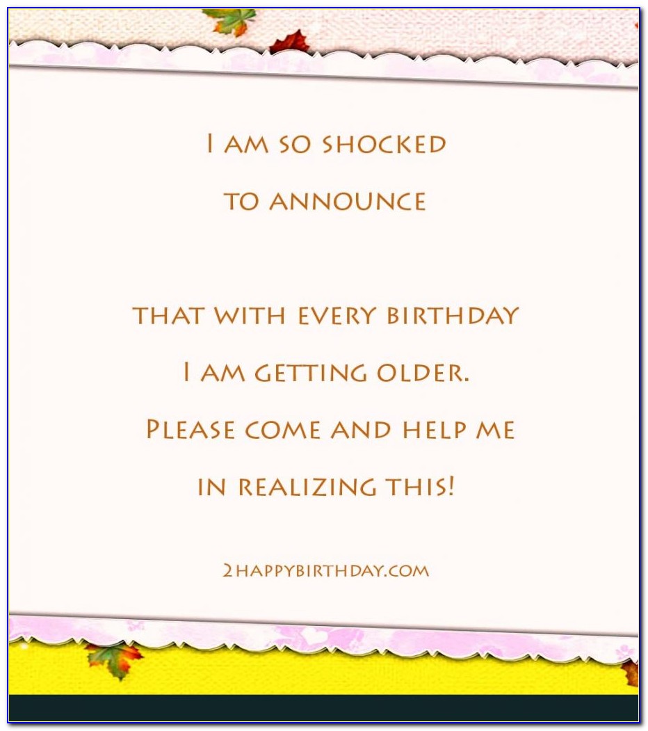 Online Birthday Invitation Message