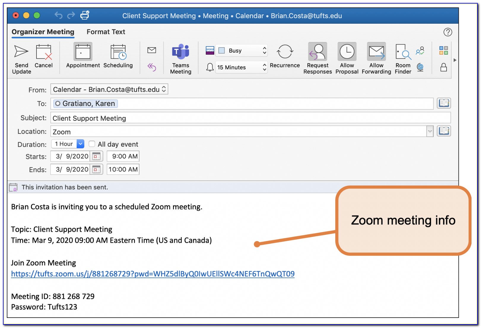 Outlook Copy Meeting Invite