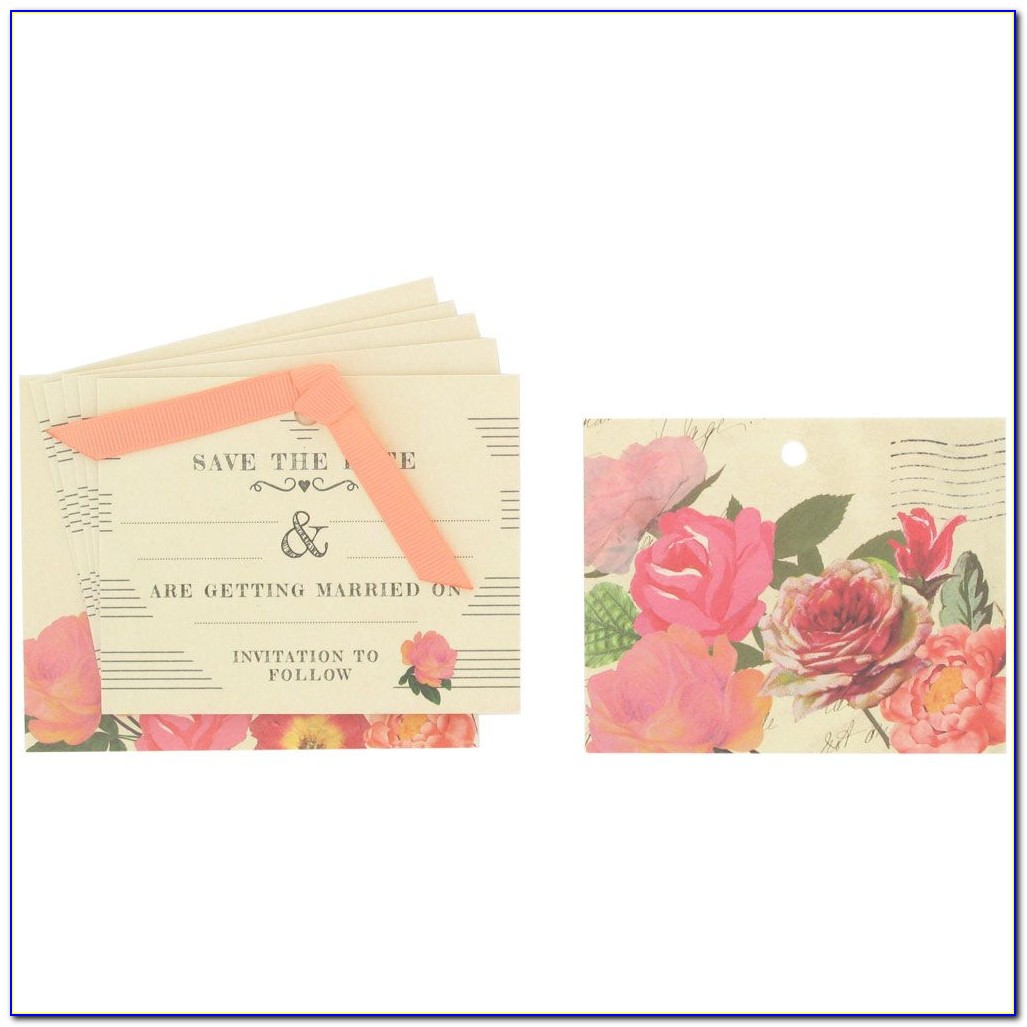 Paperchase Gold Wedding Invitations