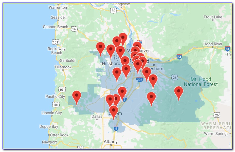 Pge Outage Map Oregon