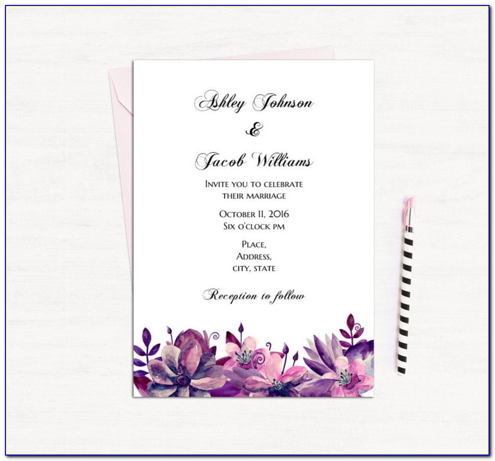 Pink And Purple Butterfly Baby Shower Invitations