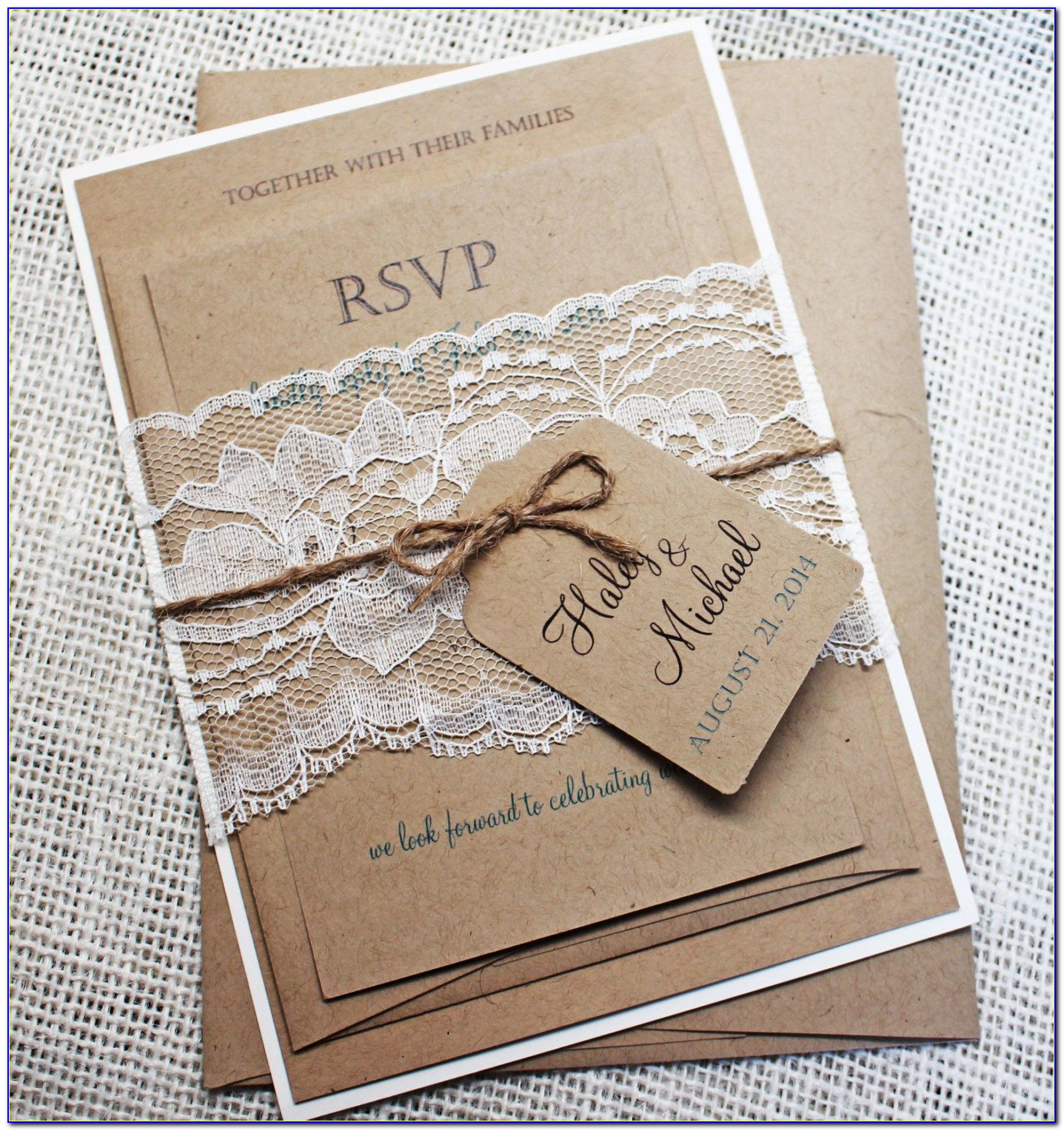 Pinterest Rustic Wedding Invitations