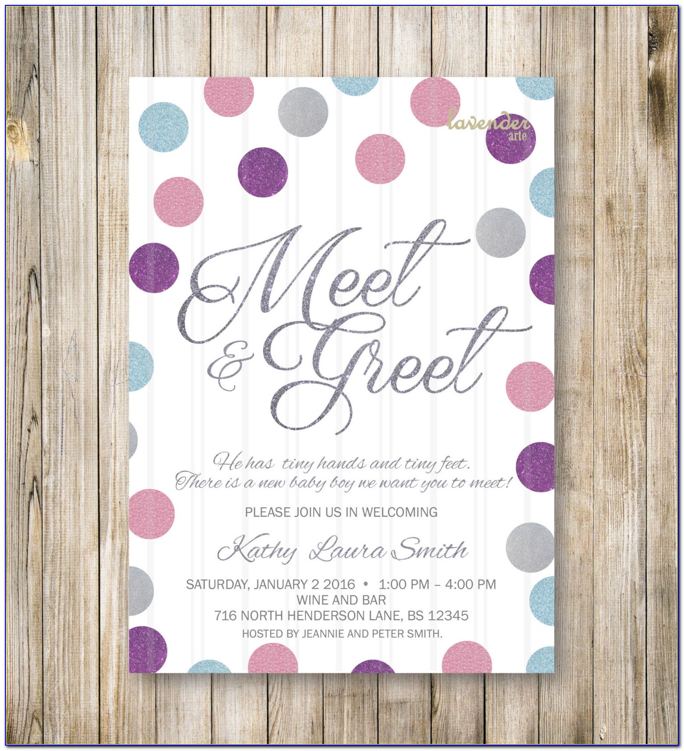 Printable Meet And Greet Invitations