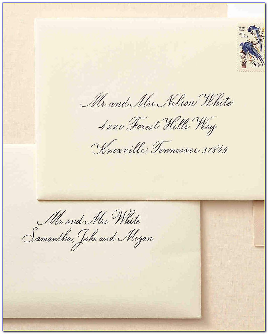 Proper Etiquette Addressing Wedding Invitation Envelopes