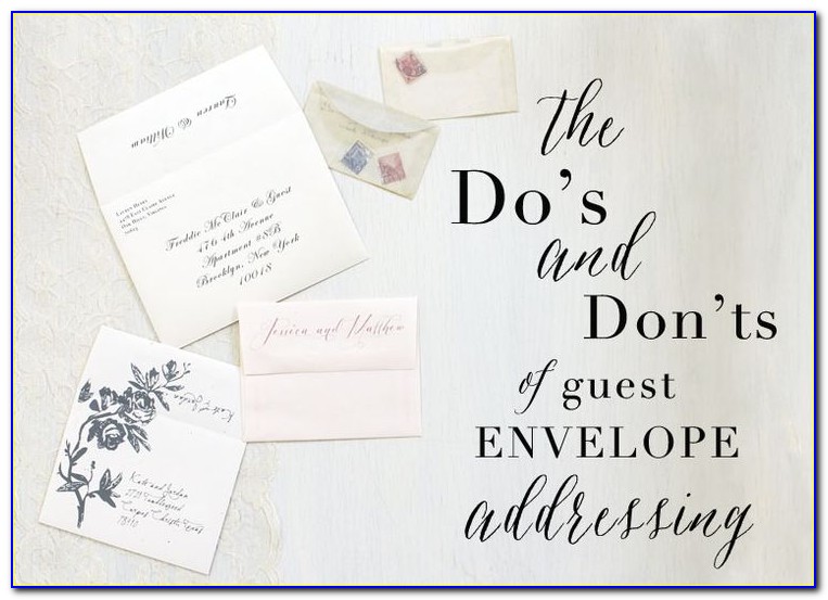 Proper Etiquette For Wedding Invitations And Guest