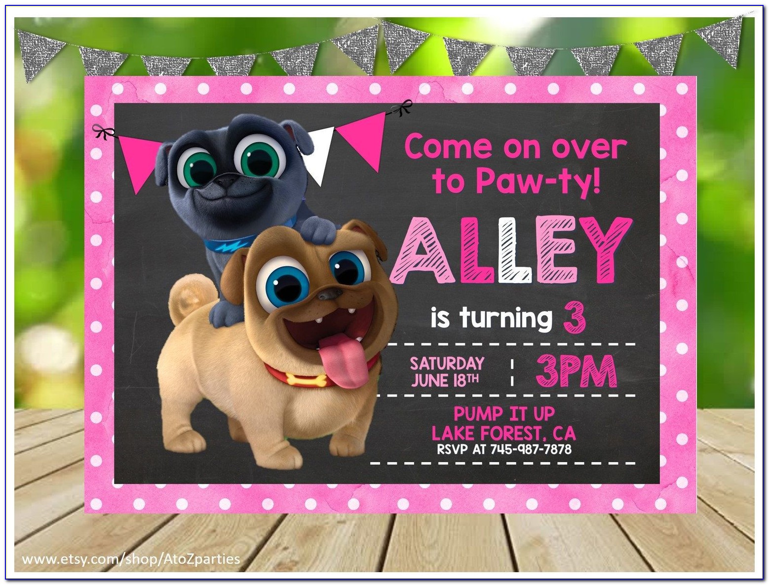 Puppy Pals Invitations