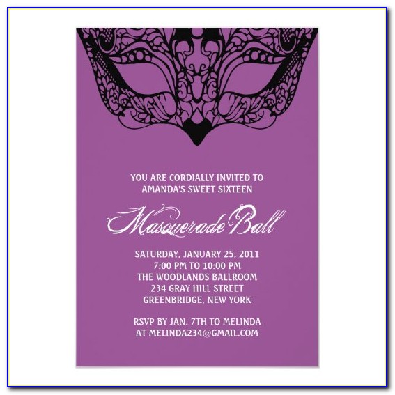 Purple Paper Invites