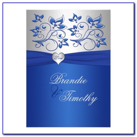Royal Blue Wedding Invitation Background Designs Free Download