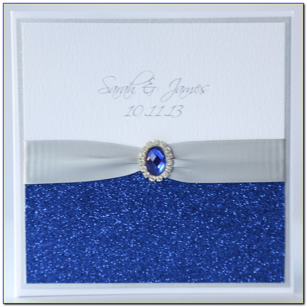 Royal Blue Wedding Invitation Background Hd