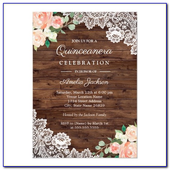 Rustic Tree Wedding Invitations