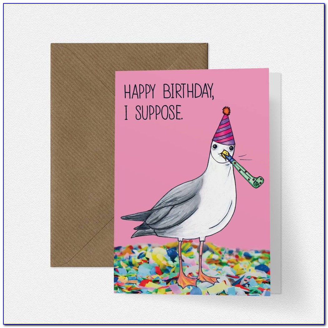 Sarcastic Birthday Invitation Cards