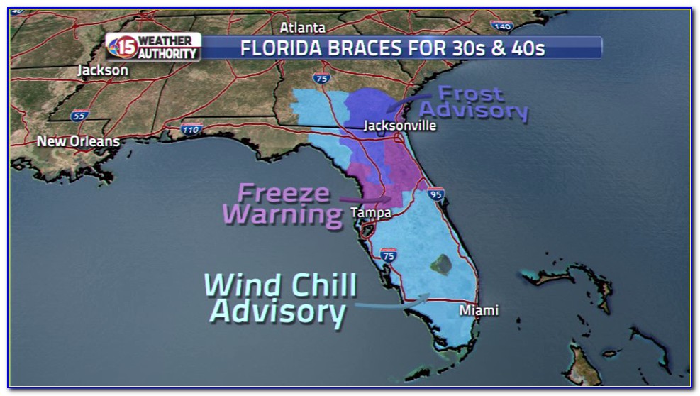 Satellite Weather Map Florida