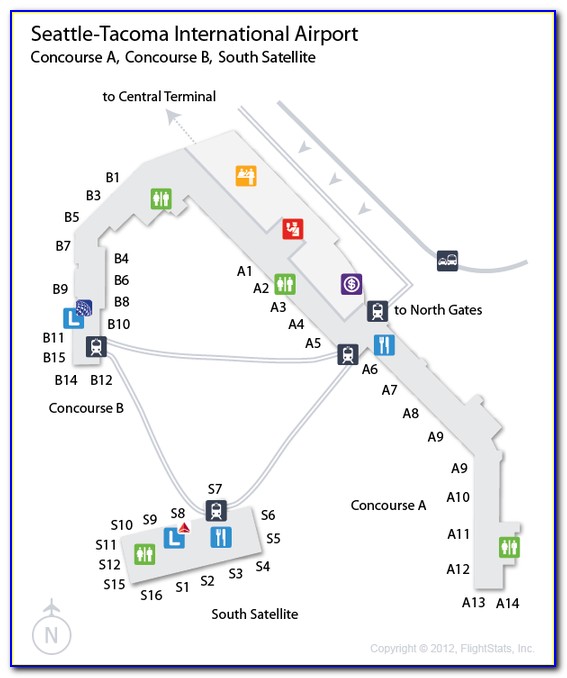 Seatac Airport Map Delta