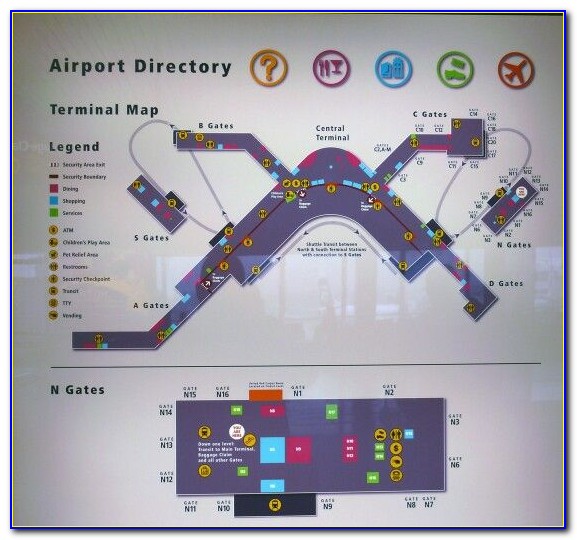 Seatac Airport Map International Arrivals