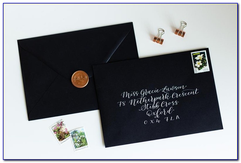 Should Wedding Invitation Envelopes Be Handwritten