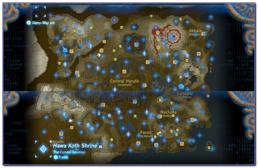 Shrine Map Botw Reddit