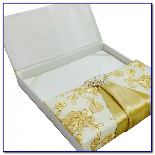 Silk Wedding Invitation Folios