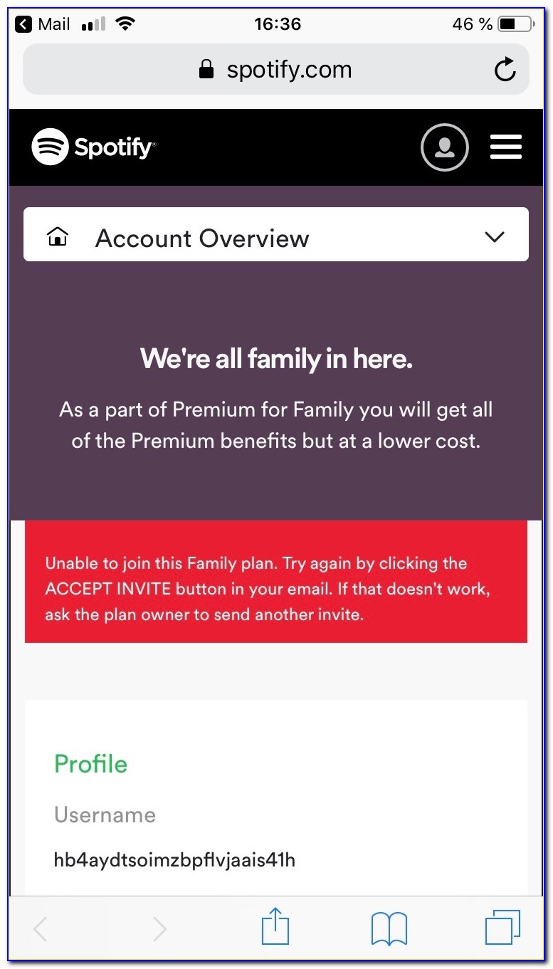 Spotify Premium Invite Family Members