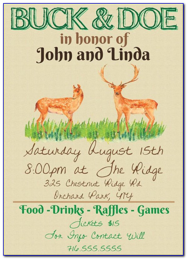 Stag And Doe Invite Wording