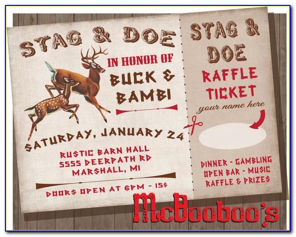 Stag And Doe Party Invitation Wording