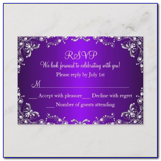Sweet Sixteen Invitations With Rsvp Cards