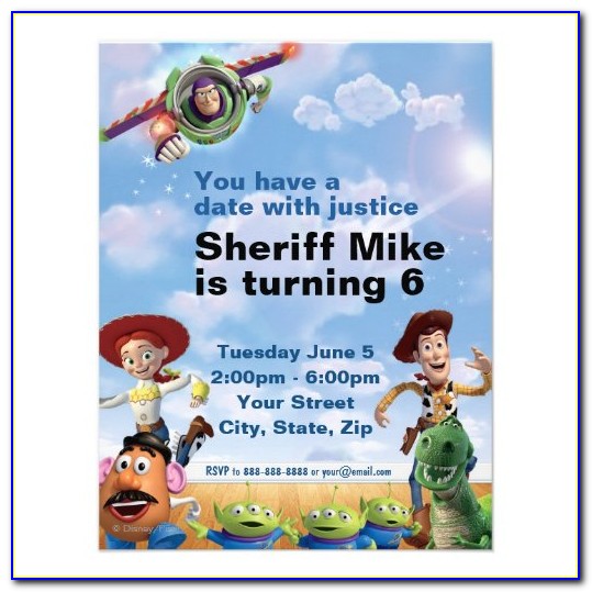 Toy Story Online Invitations