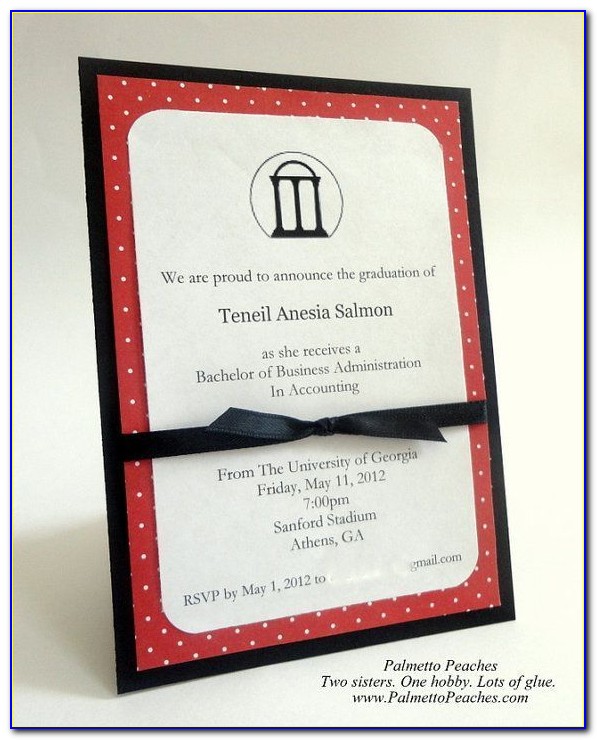 Uhcl Graduation Invitations