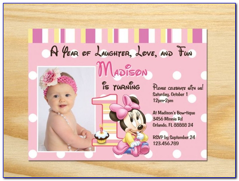 Walgreens Minnie Mouse Invitations