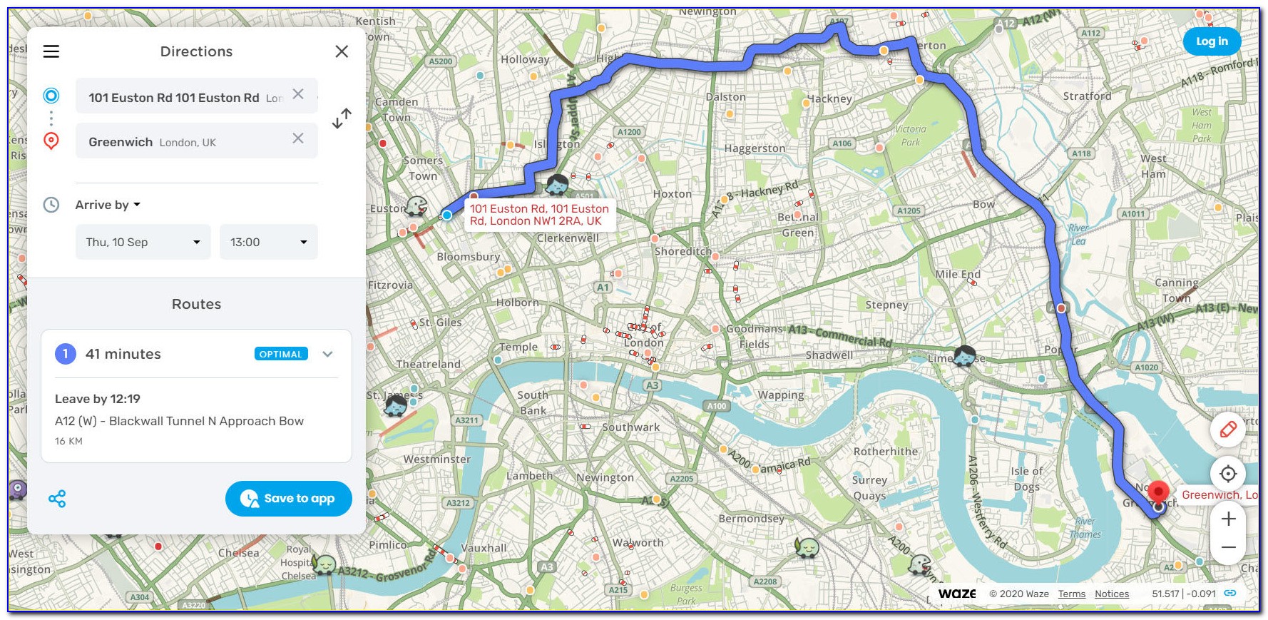 Waze Live Map Directions