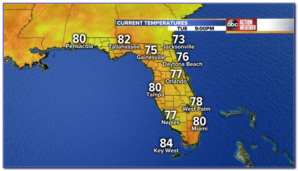 Weather Map Florida Tomorrow