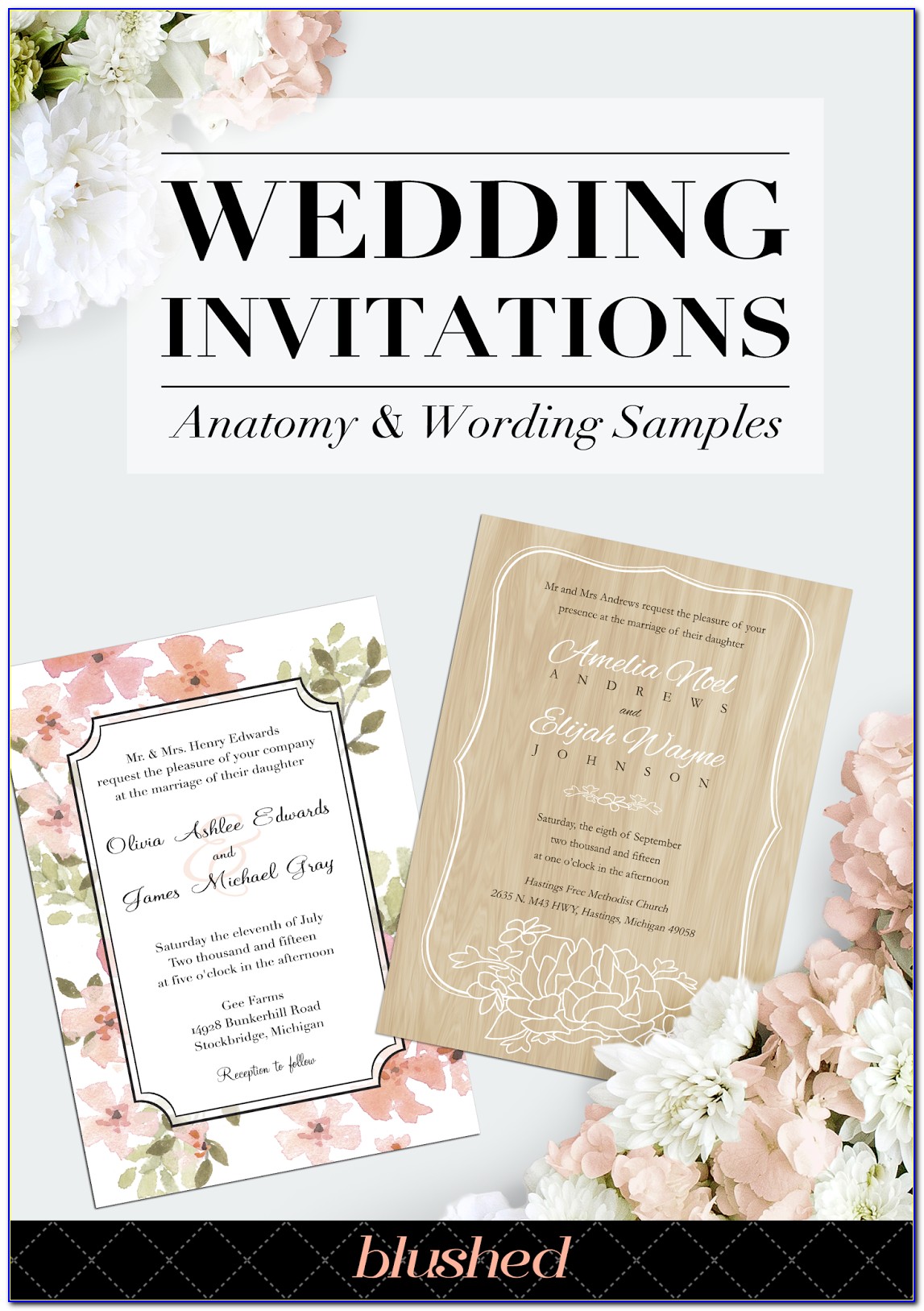 Wedding Invitation Card Frame Design