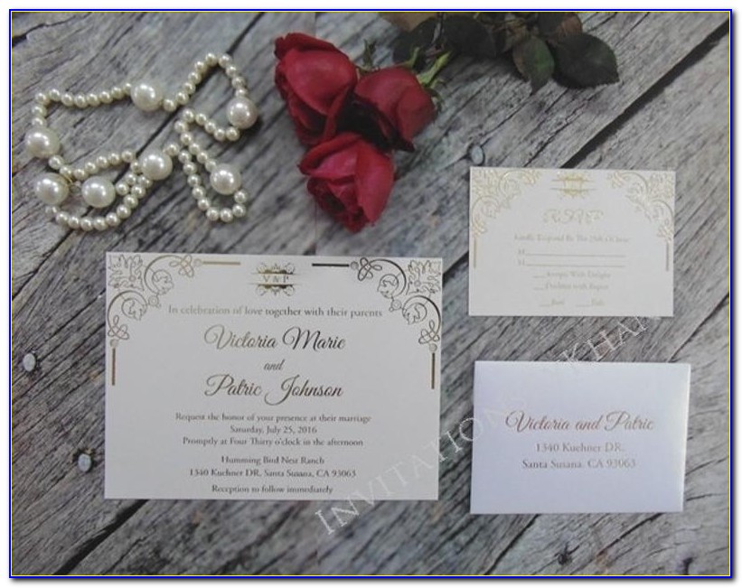 Wedding Invitation Card Mockup Psd Free