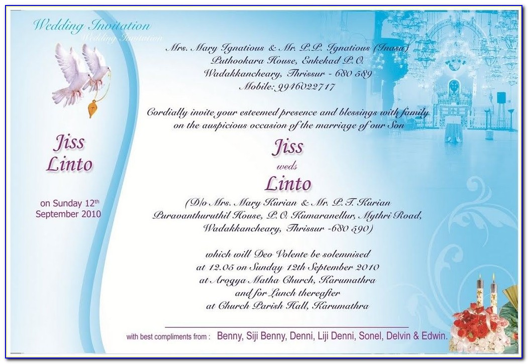Wedding Invitation Email Sample To Colleagues