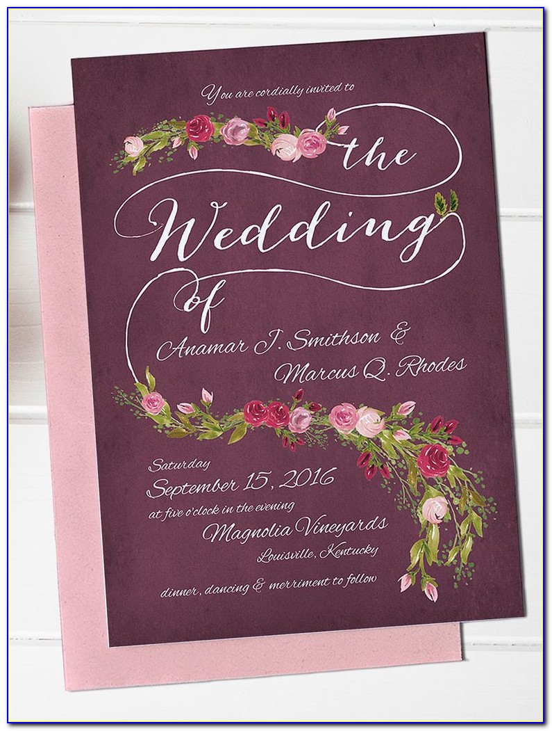 Wedding Invitation Images Free Download