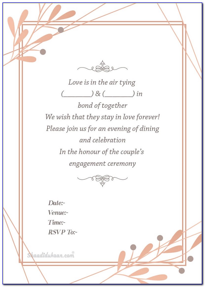 Wedding Invitation Sample Email For Office Colleagues
