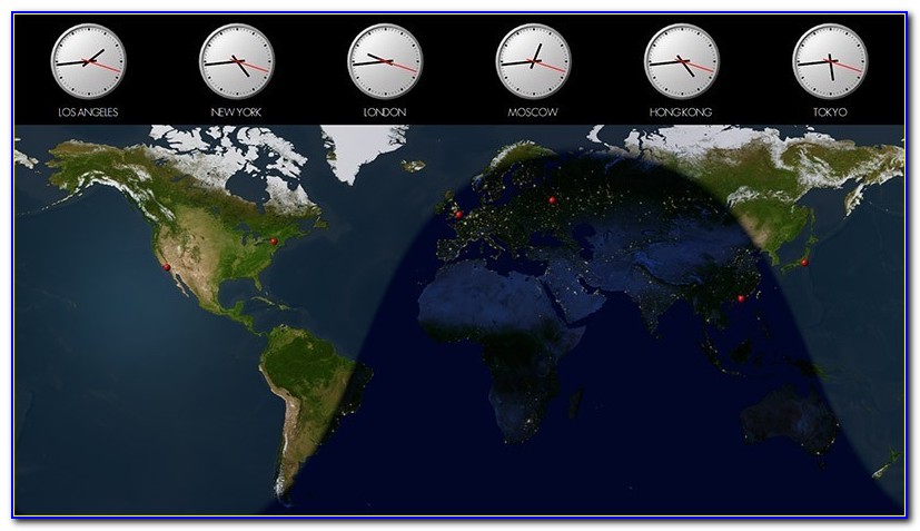 World Clock Map Iphone