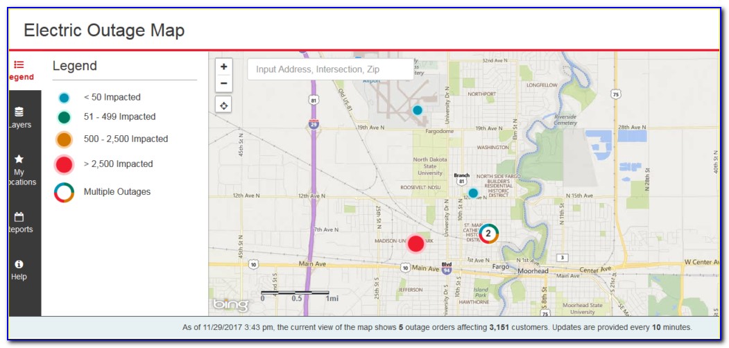 Xcel Energy Outage Map New Mexico