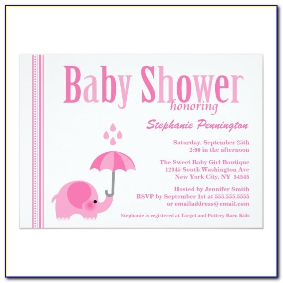 Zazzle Baby Shower Invitations Girl