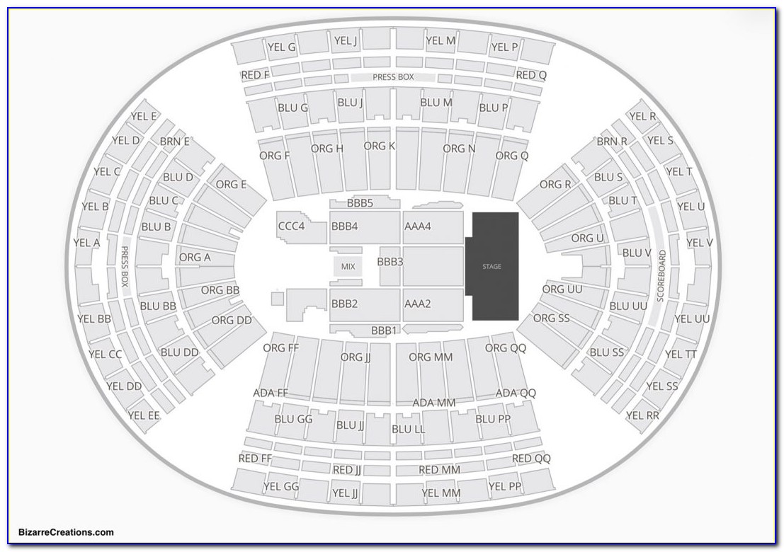 Aloha Stadium Concert Seating Map